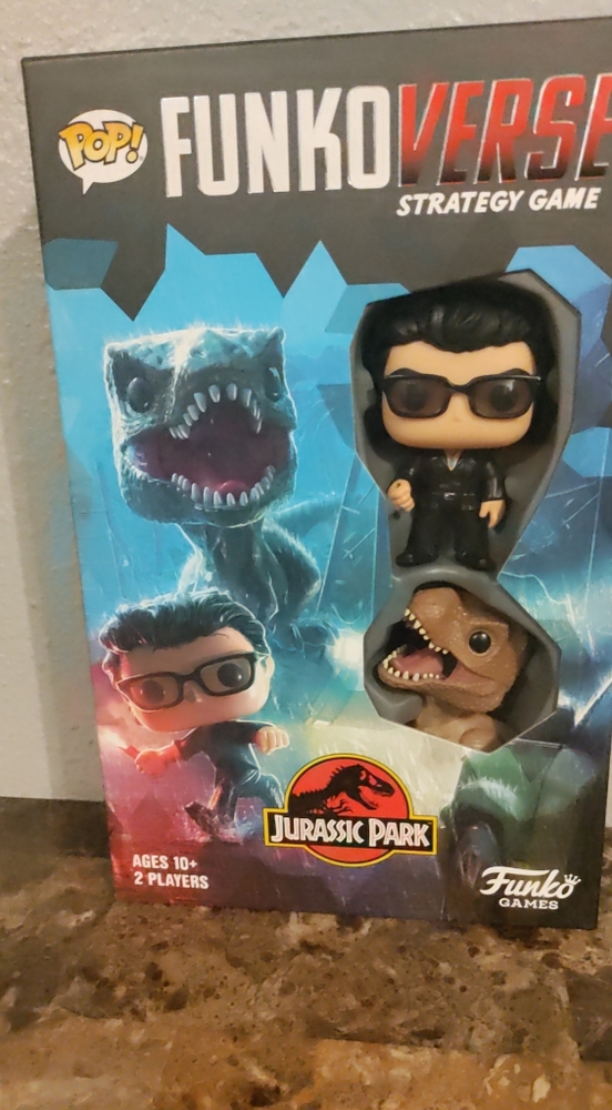 Funkoverse Jurassic Park 101 Strategy Board Game Dr Ian Malcolm T Rex Sealed New